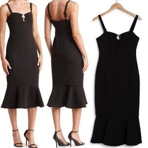 NEW Likely Tia Mermaid Style Black Dress – Women’s Size 12 (NWT)
